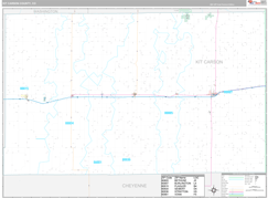 Kit Carson County, CO Digital Map Premium Style